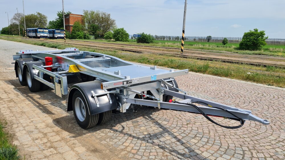 Przyczepy kontenerowe z&nbsp;obrotnicą